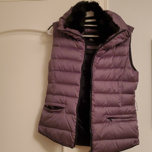 zara down vest